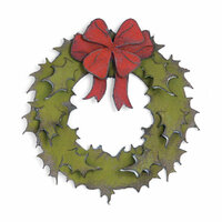 Sizzix - Tim Holtz - Alterations Collection - Bigz Die - Holiday Wreath