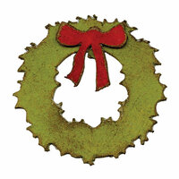 Sizzix - Tim Holtz - Alterations Collection - Movers and Shapers Die - Mini Wreath and Bow