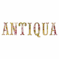 Sizzix - Sizzlits Die - Antiqua Capital Letters