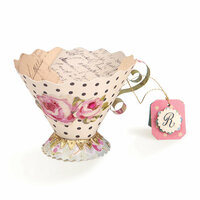 Sizzix - Bigz L Die - Tea Cup, 3-D