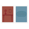 Sizzix - Textured Impressions - Embossing Folders - Foyer Set