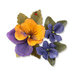Sizzix - Susan's Garden Collection - Thinlits Die - Flower, Pansy Violet
