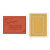 Sizzix - Antique Faire Collection - Textured Impressions - Embossing Folders - Antique Faire and Lace