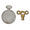 Sizzix - Tim Holtz - Alterations Collection - Movers and Shapers Die - Mini Clock Key and Pocket Watch