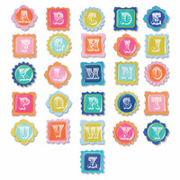 Sizzix - Embellishments - Moroccan Collection - Chipboard Alphabet