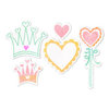 Sizzix - Framelits Die and Clear Acrylic Stamp Set - Princess
