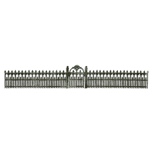 Sizzix - Tim Holtz - Alterations Collection - Sizzlits Decorative Strip Die - Halloween - Die Cutting Template - Ironwork Gate