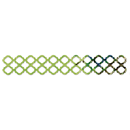 Sizzix - Snippets Collection - Sizzlits Decorative Strip Die - Die Cutting Template - Sizzlits Decorative Strip Die - Die Cutting Template - Label Trellis