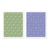 Sizzix - Snippets Collection - Textured Impressions - Embossing Folders - Trellis and Swirls Set