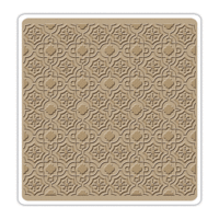 Sizzix - Textured Impressions - Vintaj - 6 x 6 Embossing Folder - Moroccan Fresco