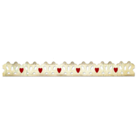 Sizzix - Laced with Love Collection - Sizzlits Decorative Strip Die - Love-ly Border