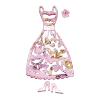 Sizzix - Wedding Collection - Thinlits Die - Dress and Shoes