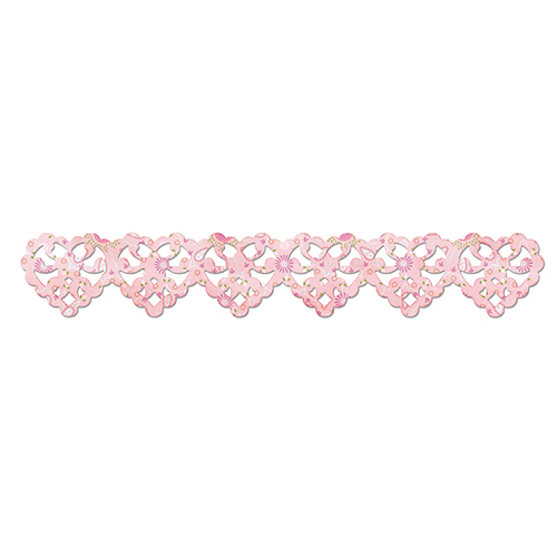 Sizzix - Wedding Collection - Sizzlits Decorative Strip Die - Decorative Hearts 2