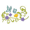 Sizzix - Thinlits Die - Butterflies and Flower Vine