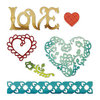Sizzix - Thinlits Die - Love, Hearts and Border