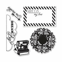 Sizzix - Echo Park - Framelits - Die Cutting Template and Clear Acrylic Stamp Set - Everyday Eclectic 2