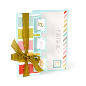 Sizzix - Framelits Die - Triple Square Flip-its Card