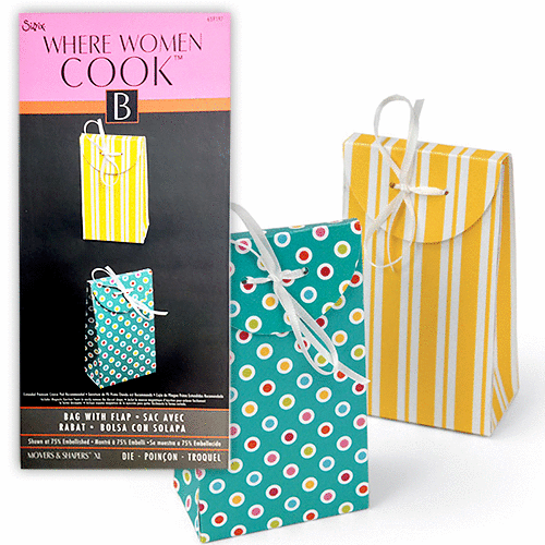 Sizzix - Where Women Cook Collection - Movers and Shapers XL Die - Bag with Flap