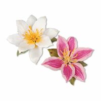 Sizzix - Susans Garden Collection - Thinlits Die - Flower, Clematis