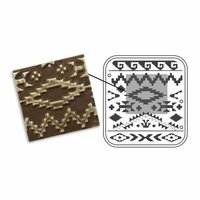 Sizzix - Vintaj - Embossing Folders - DecoEmboss Die - Navajo Textile