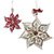 Sizzix - Winter Collection - Christmas - Thinlits Die - Ornaments, Scallop Stars