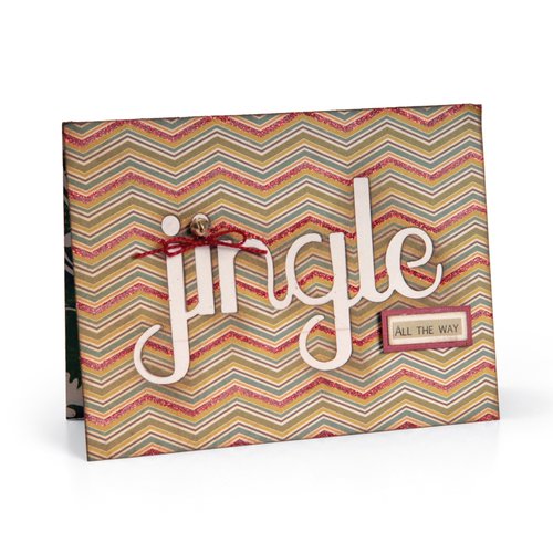 Sizzix - Thinlits Die - Winter Card with Jingle Cut-Out