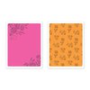 Sizzix - Favorite Things Collection - Textured Impressions - Embossing Folders - Border Blooms and Garden Roses Set