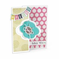 Sizzix - Framelits Die - Card, Elegant Flip-its