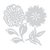 Sizzix - Prima - Flora Grande Collection - Thinlits Die - Estelle