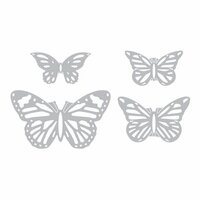 Sizzix - Prima - Flora Grande Collection - Thinlits Die - Winged Beauties
