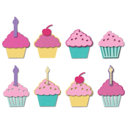 Sizzix - Triplits Die - Cupcakes