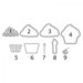 Sizzix - Triplits Die - Cupcakes