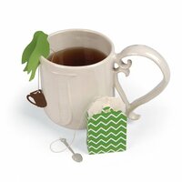 Sizzix - Where Women Cook Collection - Bigz L Die - Box Tea Bag and Accessories