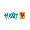 Sizzix - Homegrown and Handmade Collection - Originals Die - Phrase, Hello 2