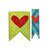 Sizzix - Homegrown and Handmade Collection - Bigz Die - Banners and Hearts