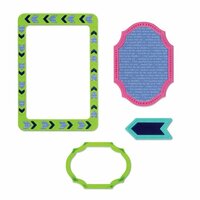 Sizzix - Life Made Simple Collection - Thinlits Die - Frames, Decorative
