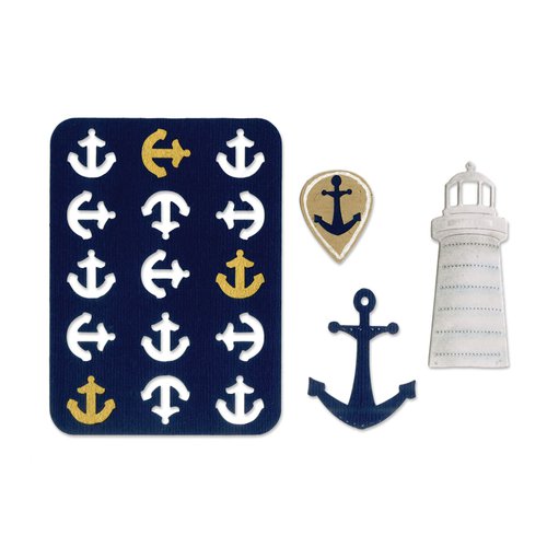 Sizzix - Life Made Simple Collection - Thinlits Die - Nautical
