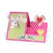 Sizzix - Framelits Die - Card, Hearts Step-Ups