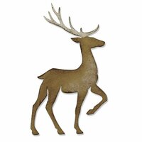 Sizzix - Tim Holtz - Alterations Collection - Christmas - Bigz Die - Prancing Deer