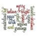 Sizzix - Tim Holtz - Alterations Collection - Thinlits Dies - Script Holiday Words