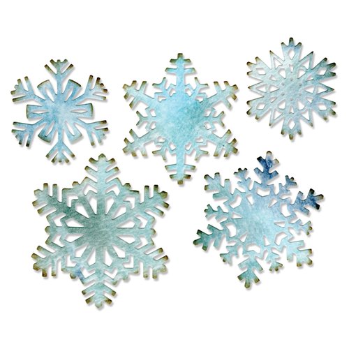 Sizzix - Tim Holtz - Alterations Collection - Thinlits Die - Paper Snowflakes