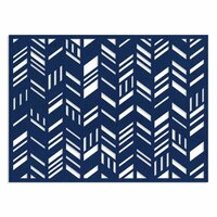 Sizzix - Me and You Collection - Thinlits Die - Card Front, Fancy Chevrons