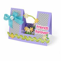 Sizzix - Framelits Die - Card, Friends Forever Step-Ups