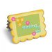 Sizzix - Framelits Die - Card, Scallop with Flowers and Sentiments Drop-ins