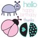 Sizzix - Framelits Die and Clear Acrylic Stamp Set - Bugs