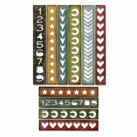 Sizzix - Tim Holtz - Alterations Collection - Thinlits Die - Shape Strips