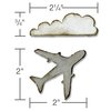 Sizzix - Tim Holtz - Alterations Collection - Movers and Shapers Magnetic Die - Mini Airplane and Cl