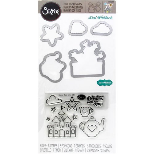 Sizzix - Framelits Die with Clear Acrylic Stamp Set - Princess 2