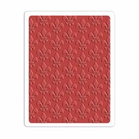 Sizzix - French General Collection - Textured Impressions - Embossing Folder - Fleur de Lis
