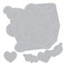 Sizzix - Hello Love Collection - Thinlits Dies - Phrase, Thank You with Hearts